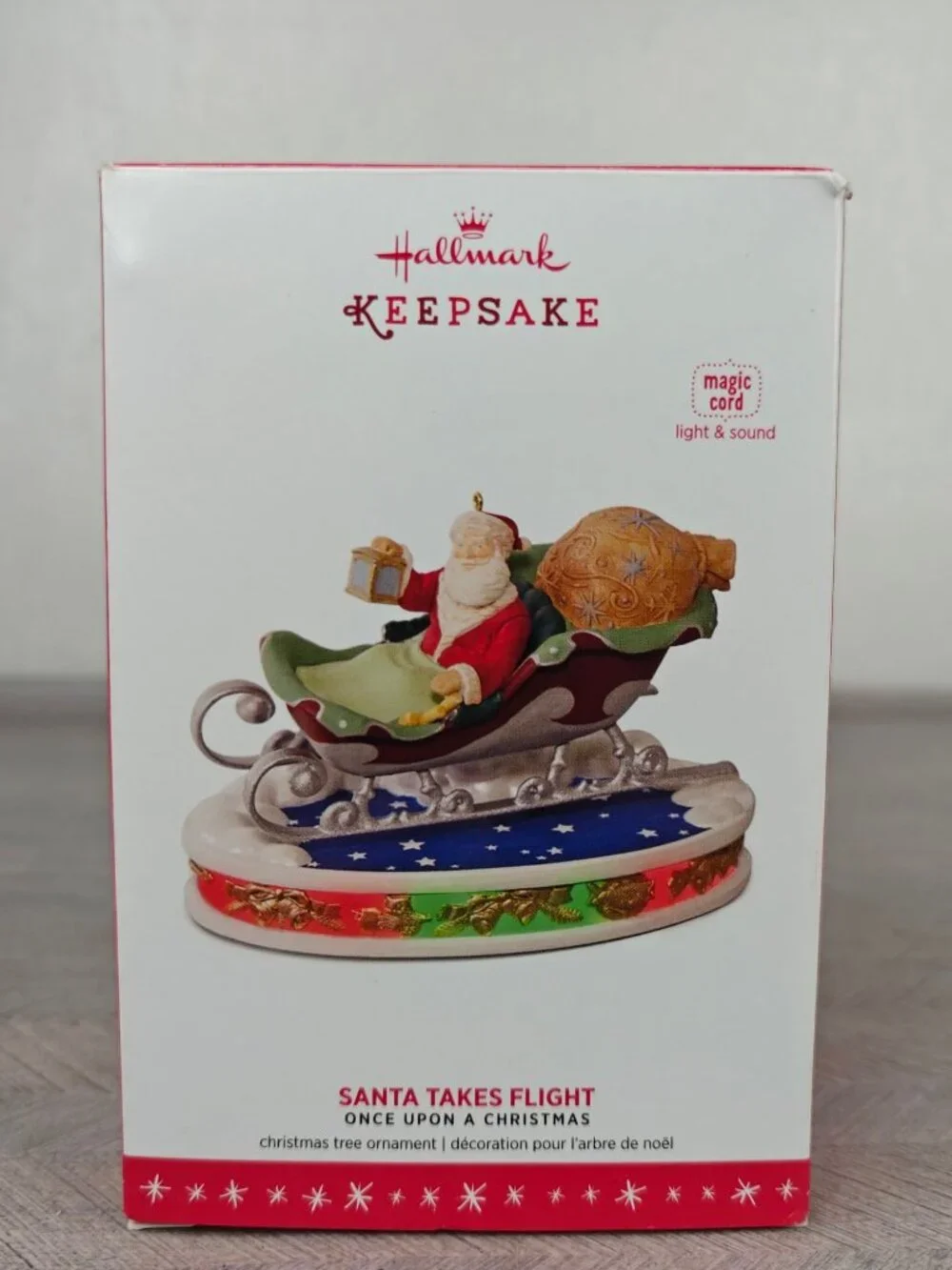 Hallmark Keepsake Ornament Santa Takes Flight 2016 Once Upon A Christmas Series